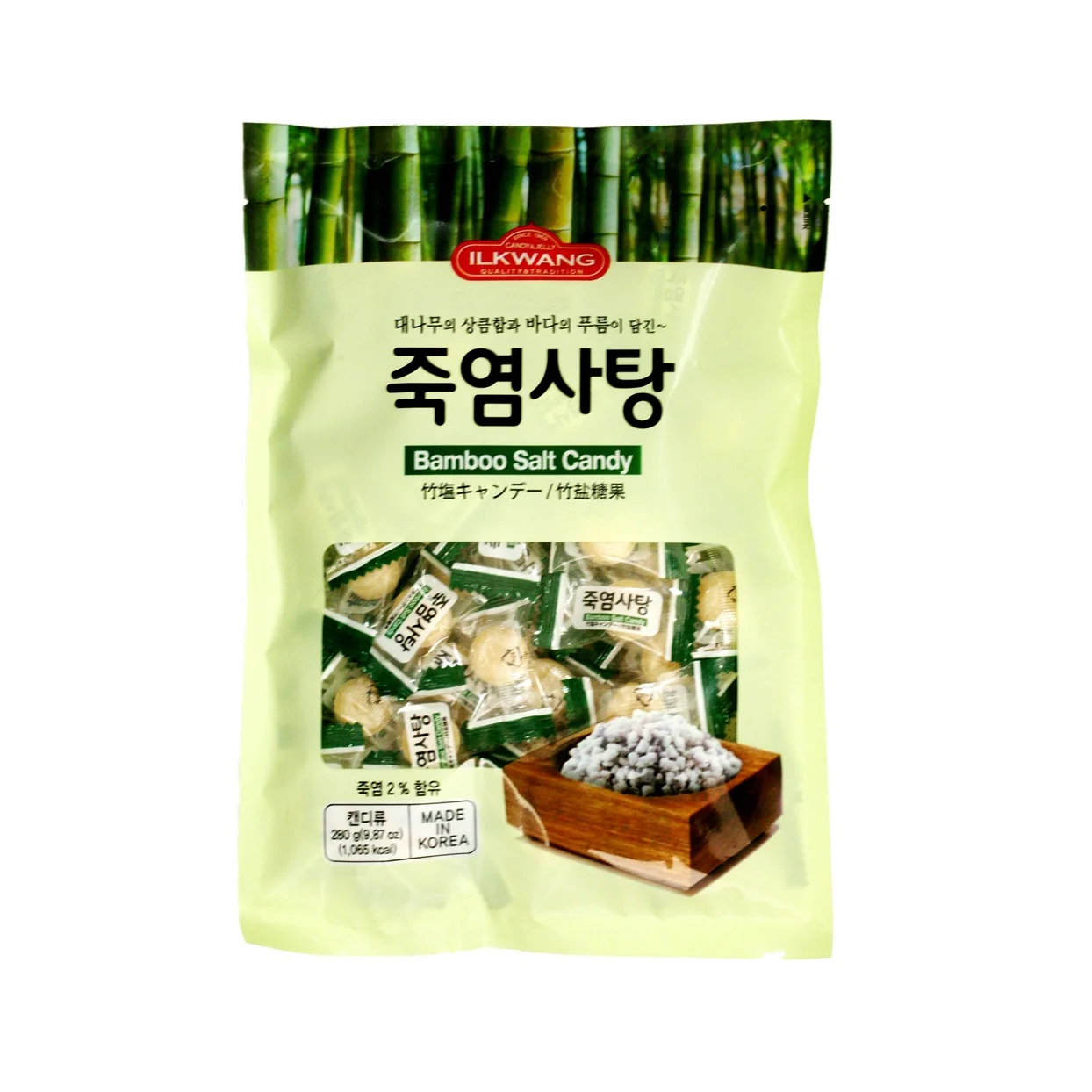 Ilkwang Bamboo Salt Candy 9.87oz, 일광 죽염 사탕 280g