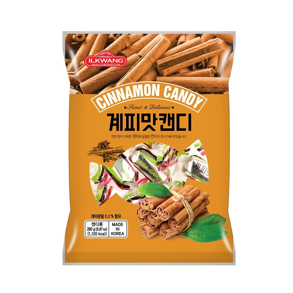 Ilkwang Cinnamon Candy 9.87oz, 일광 계피맛 캔디 280g