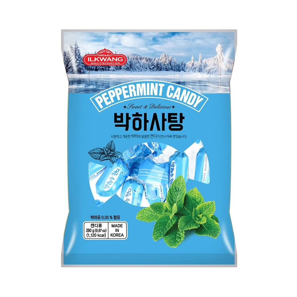 Ilkwang Peppermint Candy 9.87oz, 일광 박하 사탕 280g