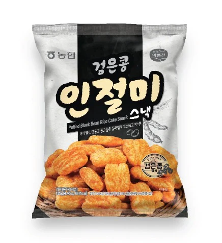 NH INJEULMI BLACK BEAN SNACK 125g, 농협 검은콩 인절미 스낵 125g