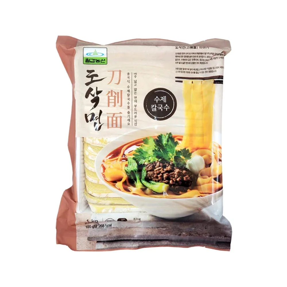 [Mega Fresh] Chilgab Frozen Noodle(Knife Cut) 35.27oz 칠갑 도삭면 1kg