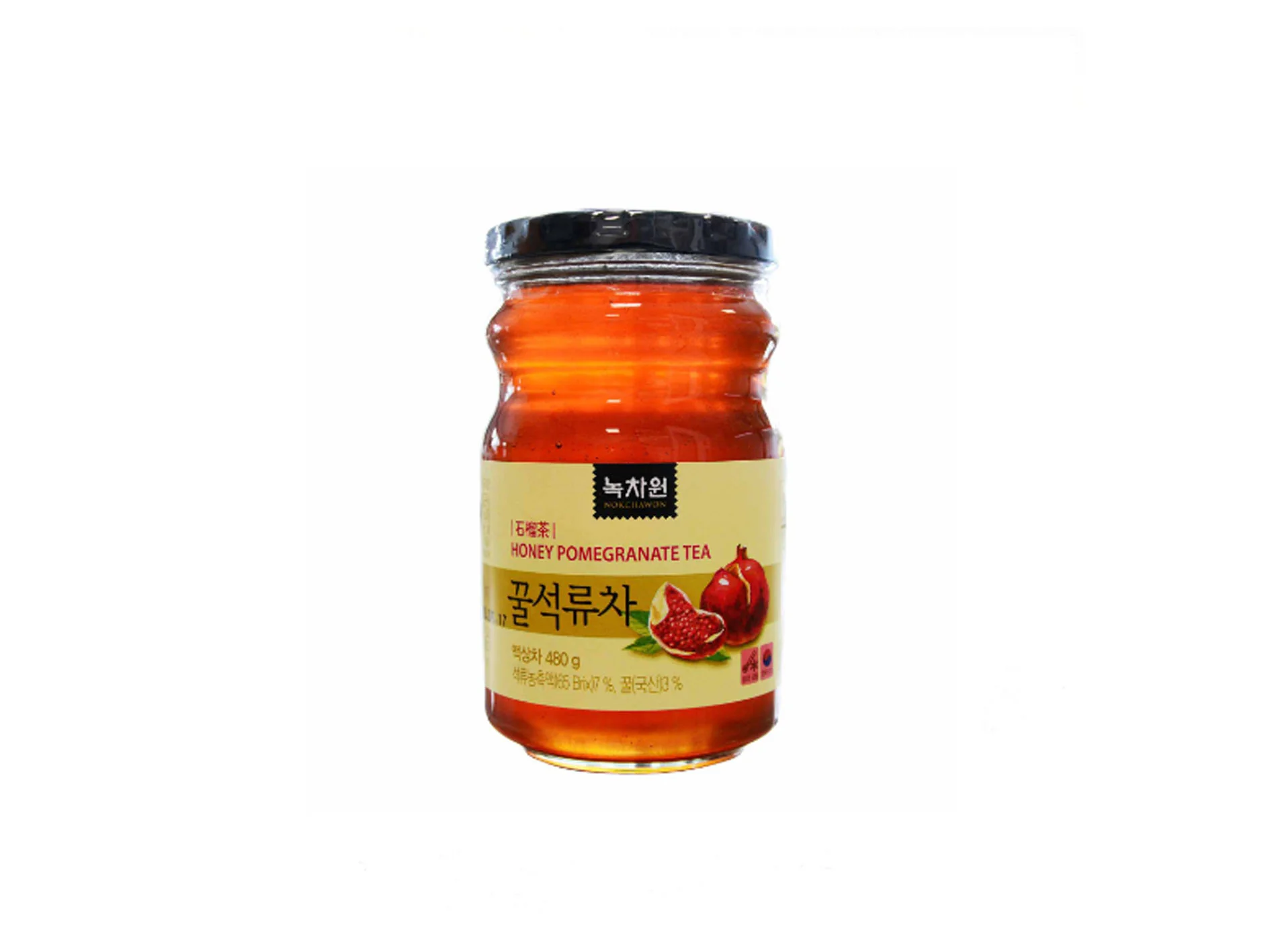 Nok Cha Won Honey Pomegranate Tea 32.27oz 녹차원 꿀석류차 1kg