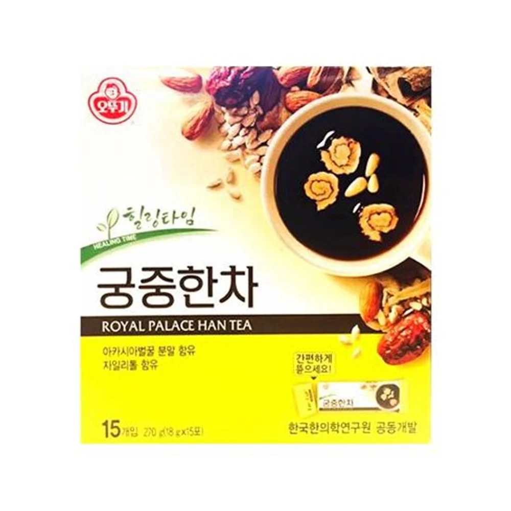 Ottogi Royal palace Han Tea 0.63oz X 15 오뚜기 궁중한차 18g X 15