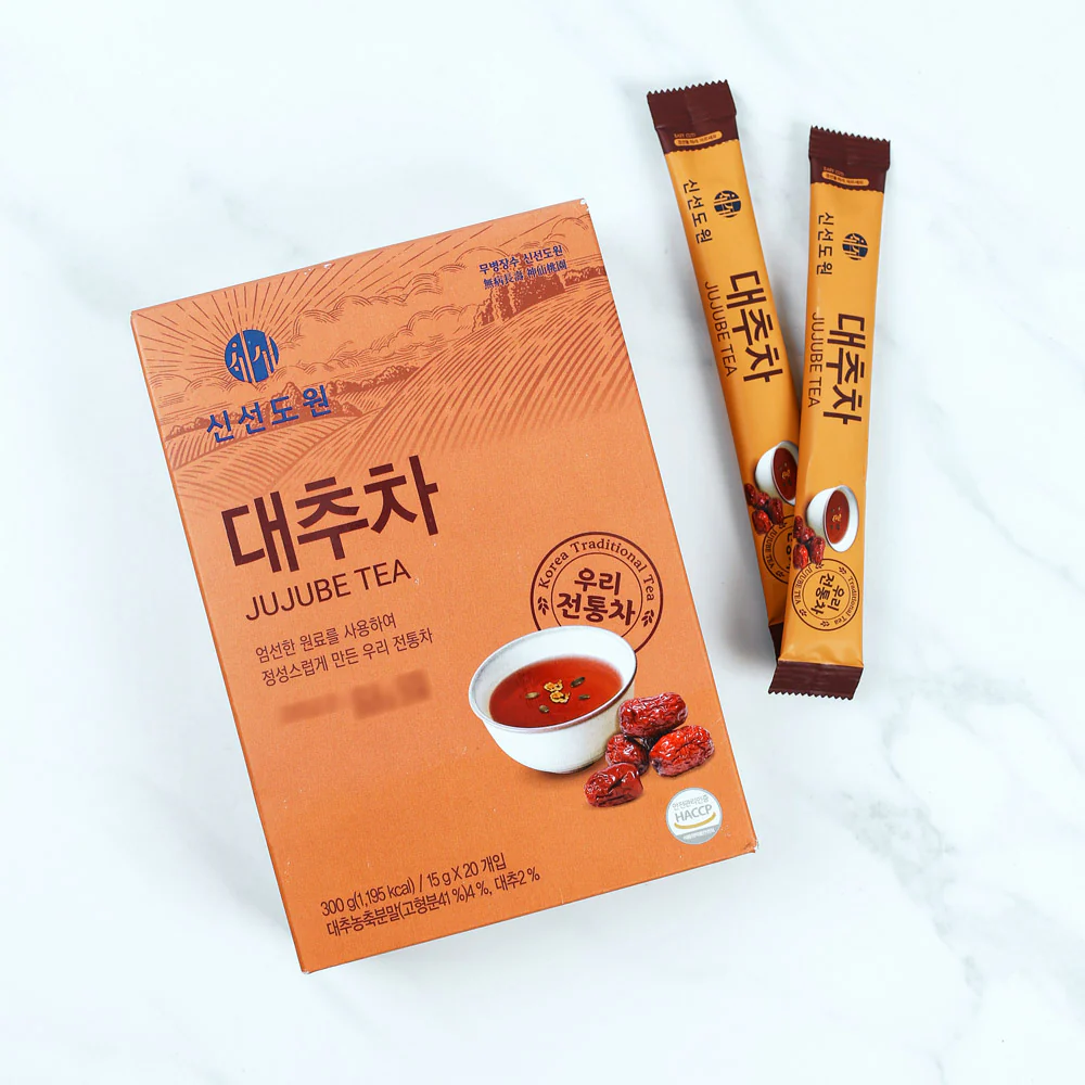 Shinsundowon Jujube Tea 20 Ct, 신선도원 대추차 15g x 20 - Image 3