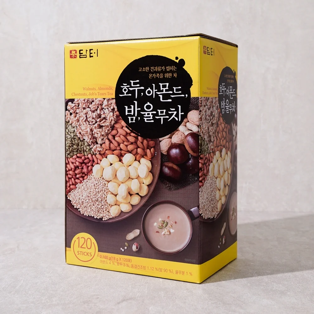 Damtuh Walnut Almond Chestnuts Job's Tears Tea 120 Ct, 담터 호두 아몬드 밤 율무차 18g x 120 - Image 7