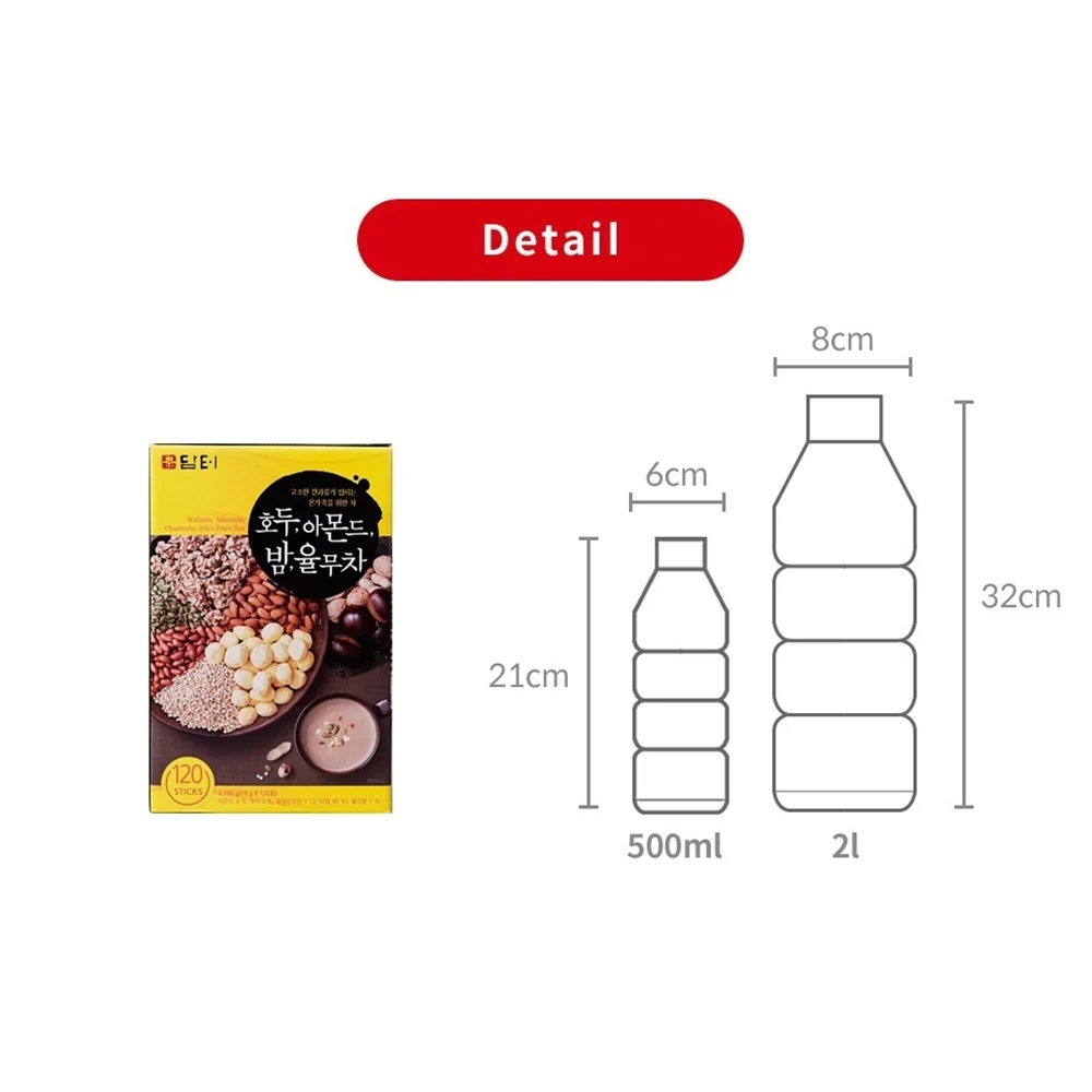 Damtuh Walnut Almond Chestnuts Job's Tears Tea 120 Ct, 담터 호두 아몬드 밤 율무차 18g x 120 - Image 8