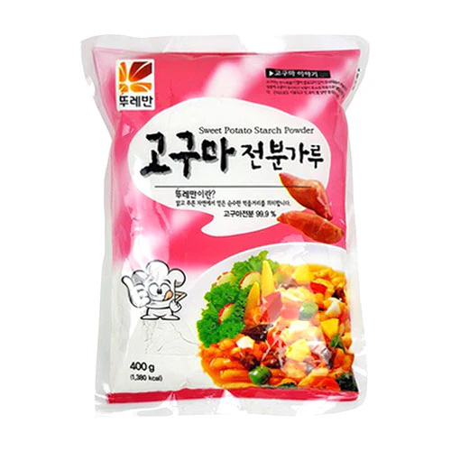 SWEET POTATO STARCH POWDER 400g, 뚜레반 고구마 전분가루 400g