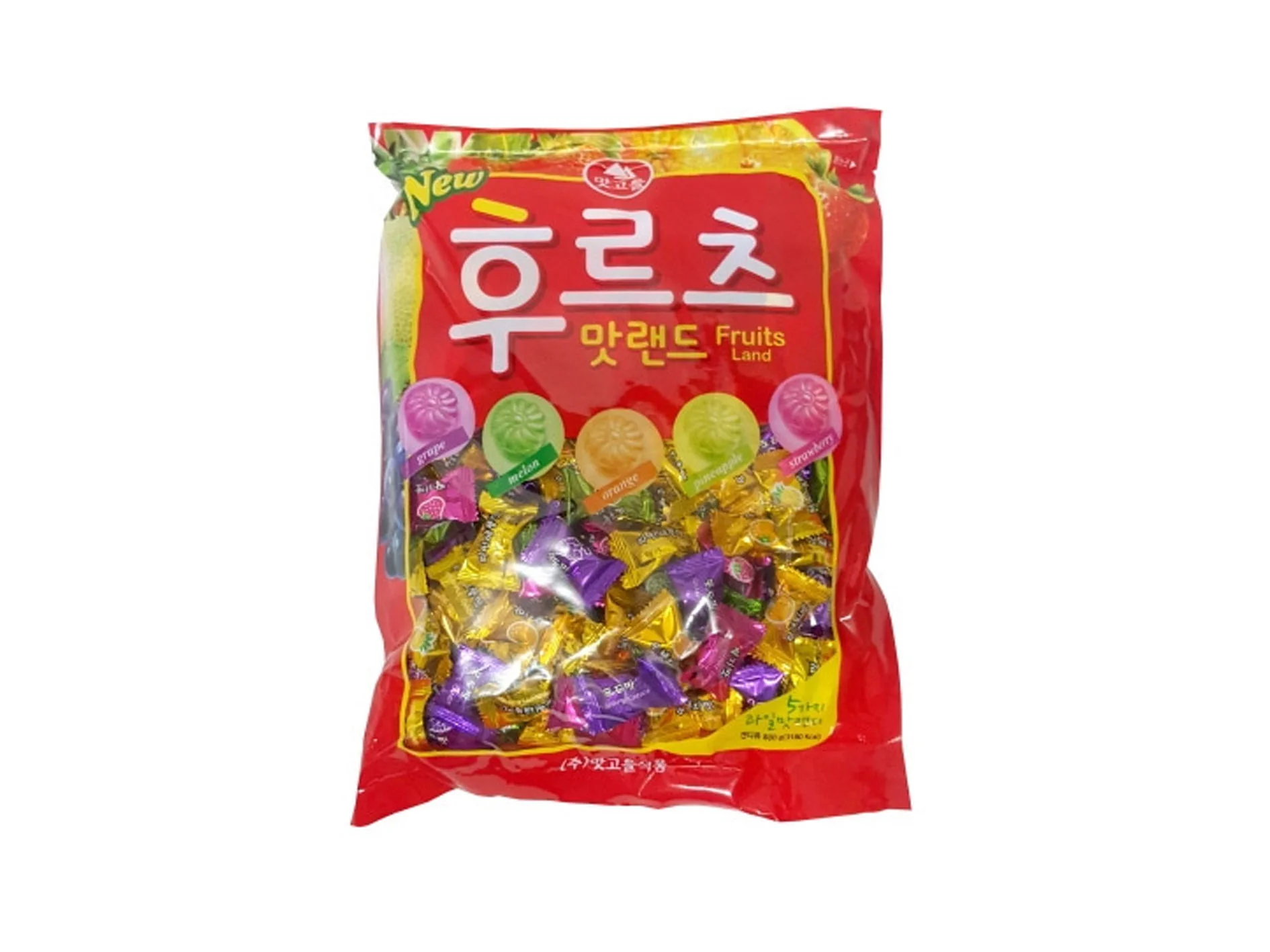 Matgoel Fruit Land Candy 28.22oz 맛고을 후르츠 랜드 캔디 800g