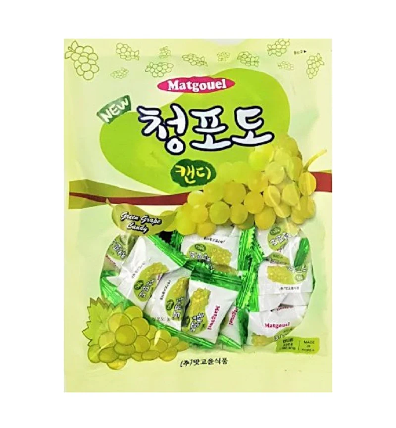 MATGOUEL GREEN GRAPE CANDY 700g, 맛고을 청포도 캔디 700g