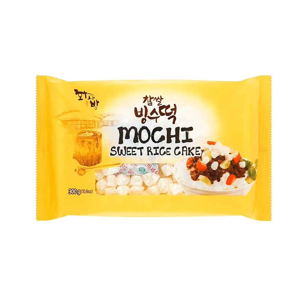 Hwakwabang Mochi Sweet Rice Cake for Bingsu 10.6oz, 화과방 찹쌀빙수떡 300g - Image 2