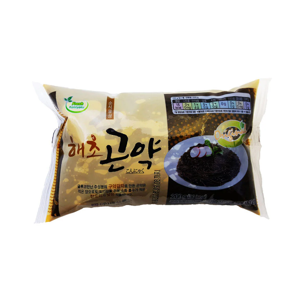 [Mega Fresh  ] Daesin Seaweed Konyaku 200g/ 대신 해초 곤약200g