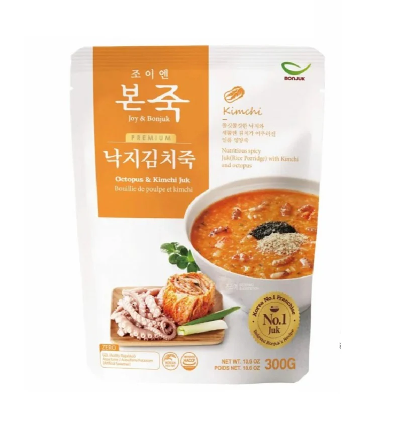BONJUK OCTOPUS & KIMC PORRIDGE 300g, 본죽 낙지김치죽 300g