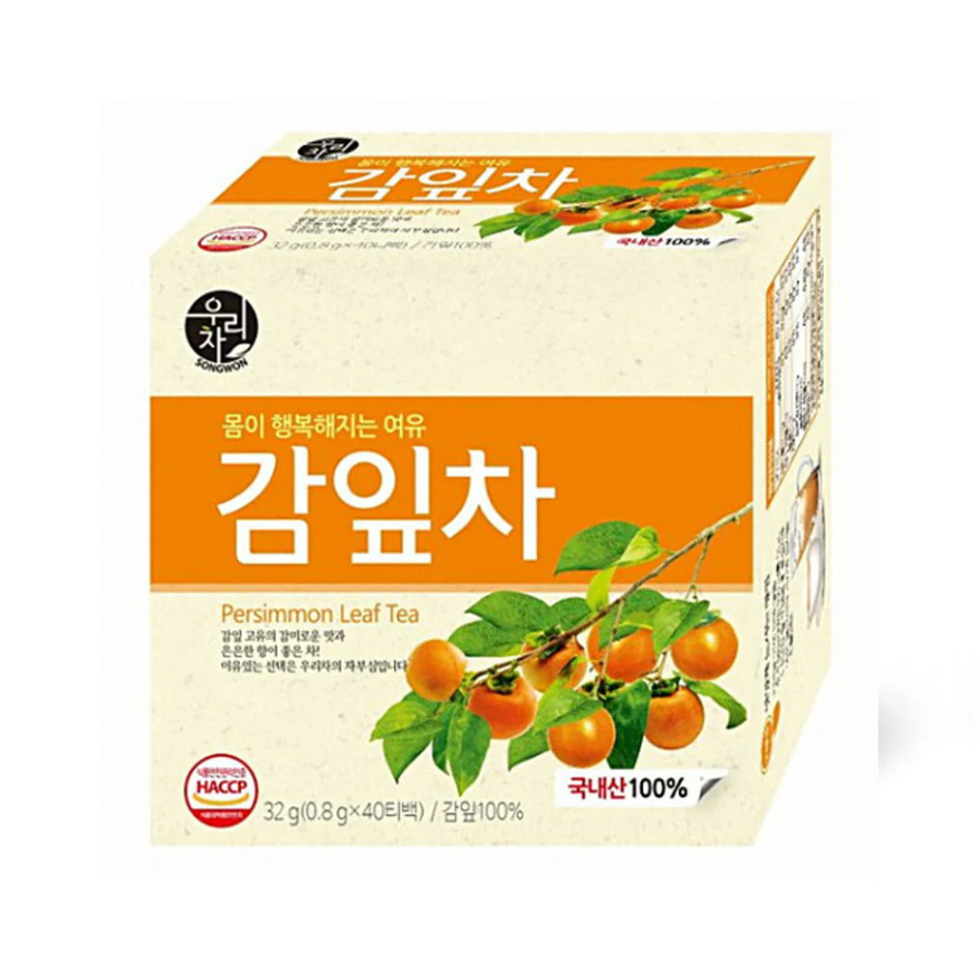 Songwon Food Persimmon Leaf Tea 0.03oz X 40 송원 감잎차 0.8g X 40