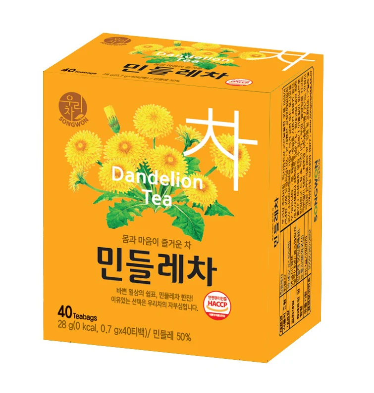Dandelion tea 40T , 송원 민들레차 0.7g x 40T