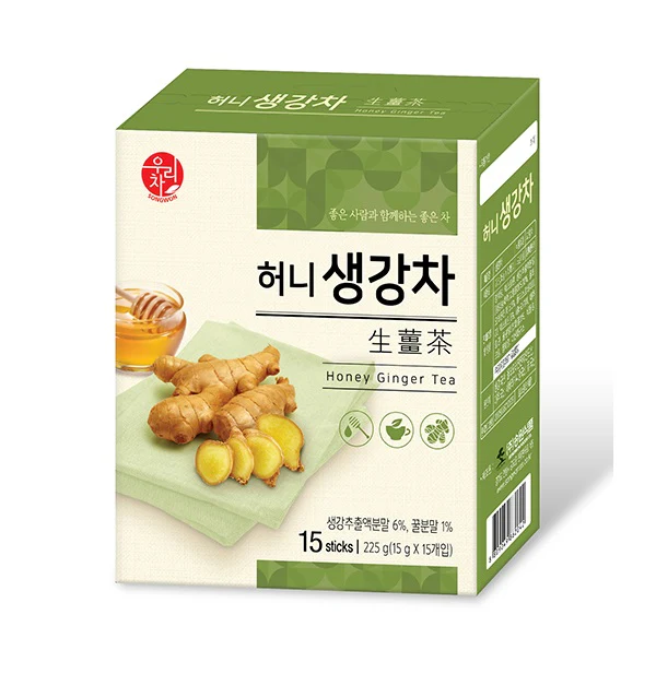 SONGWON HONEY GINGER TEA 15g x 15T, 송원 허니 생강차 15g x 15T