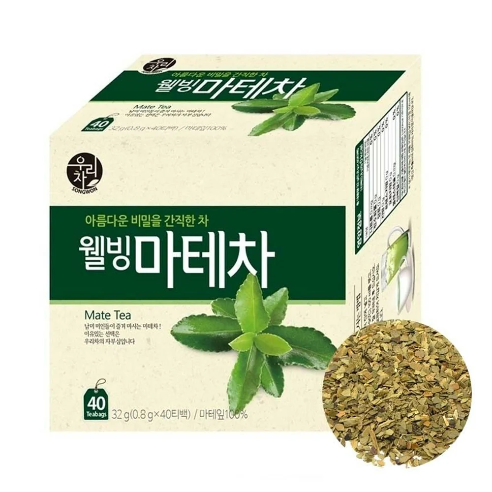 Songwon Food Mate Tea 0.03oz X 40 송원 마테차 0.8g X 40