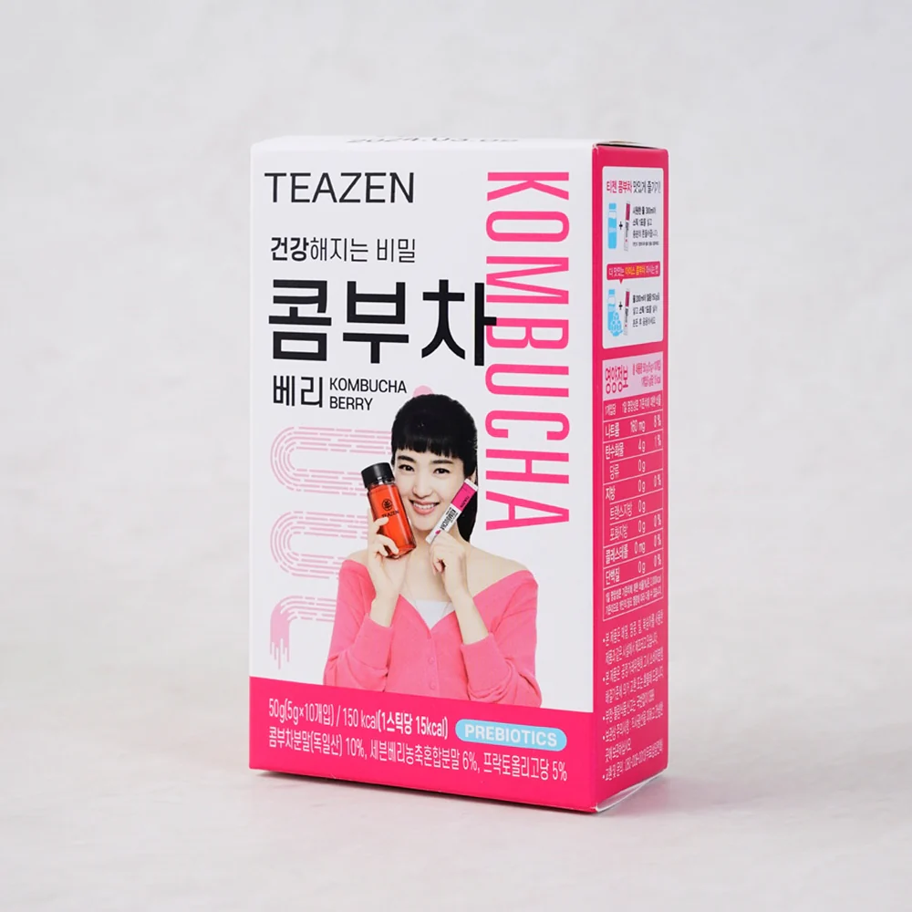 Teazen Kombucha Berry 0.18oz x 10, 티젠 콤부차 베리 5g x 10 - Image 4