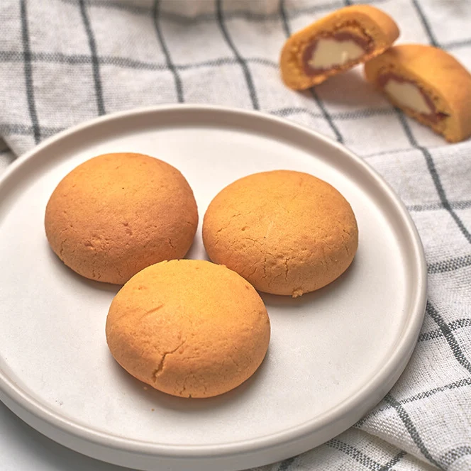 JeKiss Hanrabong Macaron Cookie 8pcs, 제키스 제주 한라봉 마카롱 쿠키 160g - Image 3