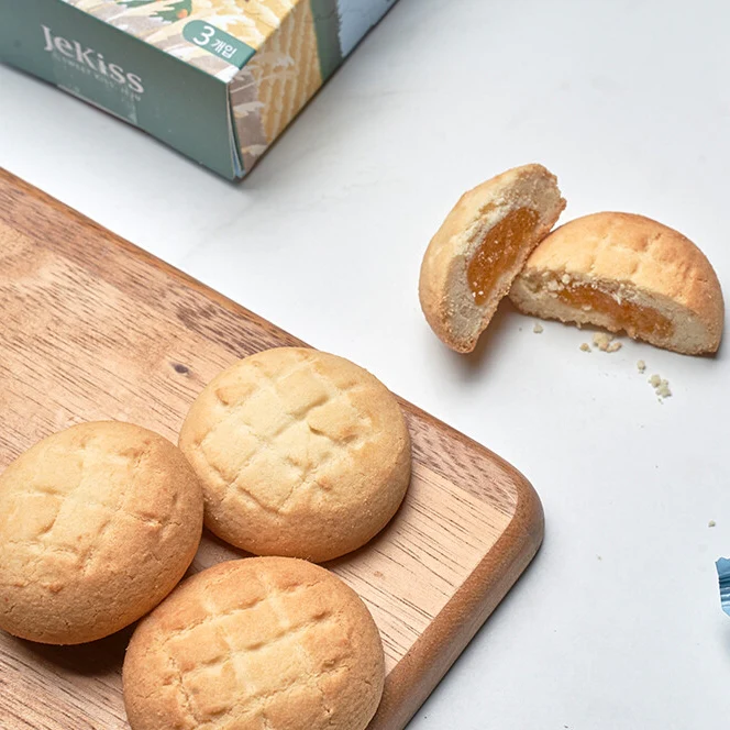 JeKiss Jeju Madarin Pie 8pcs, 제키스 제주 감귤 파이 224g - Image 3
