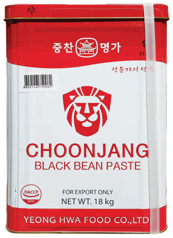 [Local Only]LION BLACK BEAN PASTE 40LB, 사자표 춘장 벌크 18kg