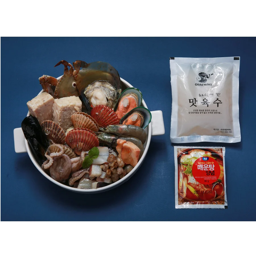 [LOCAL ONLY] Odaeyang Frozen Spicy Seafood Stew 35.27oz, 오대양 냉동 시원한 간편 해물탕 1kg - Image 5
