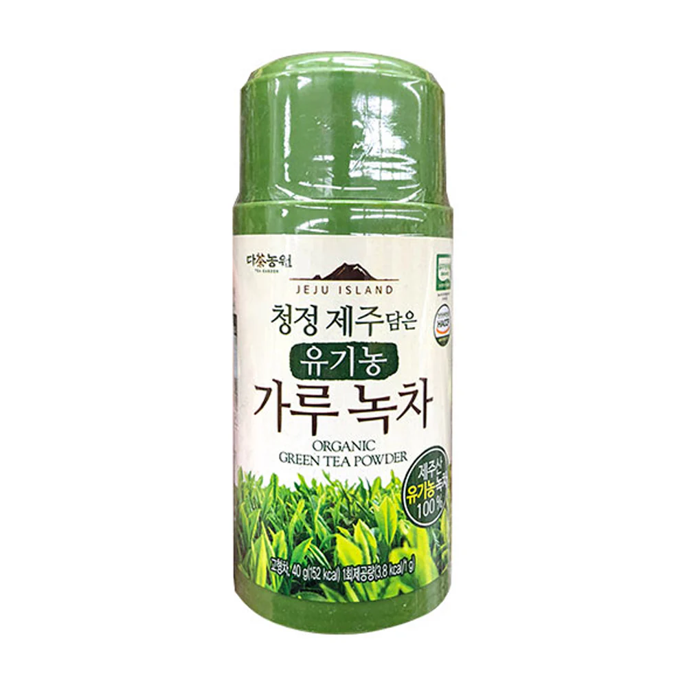 Danongwon Organic Green Tea Powder 1.41oz 다농원 유기농 가루녹차 40g