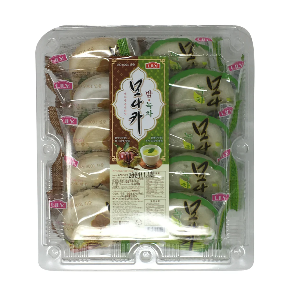 Lyli Chestnut Monaka 10.58oz 릴리 밤 녹차 모나카 300g