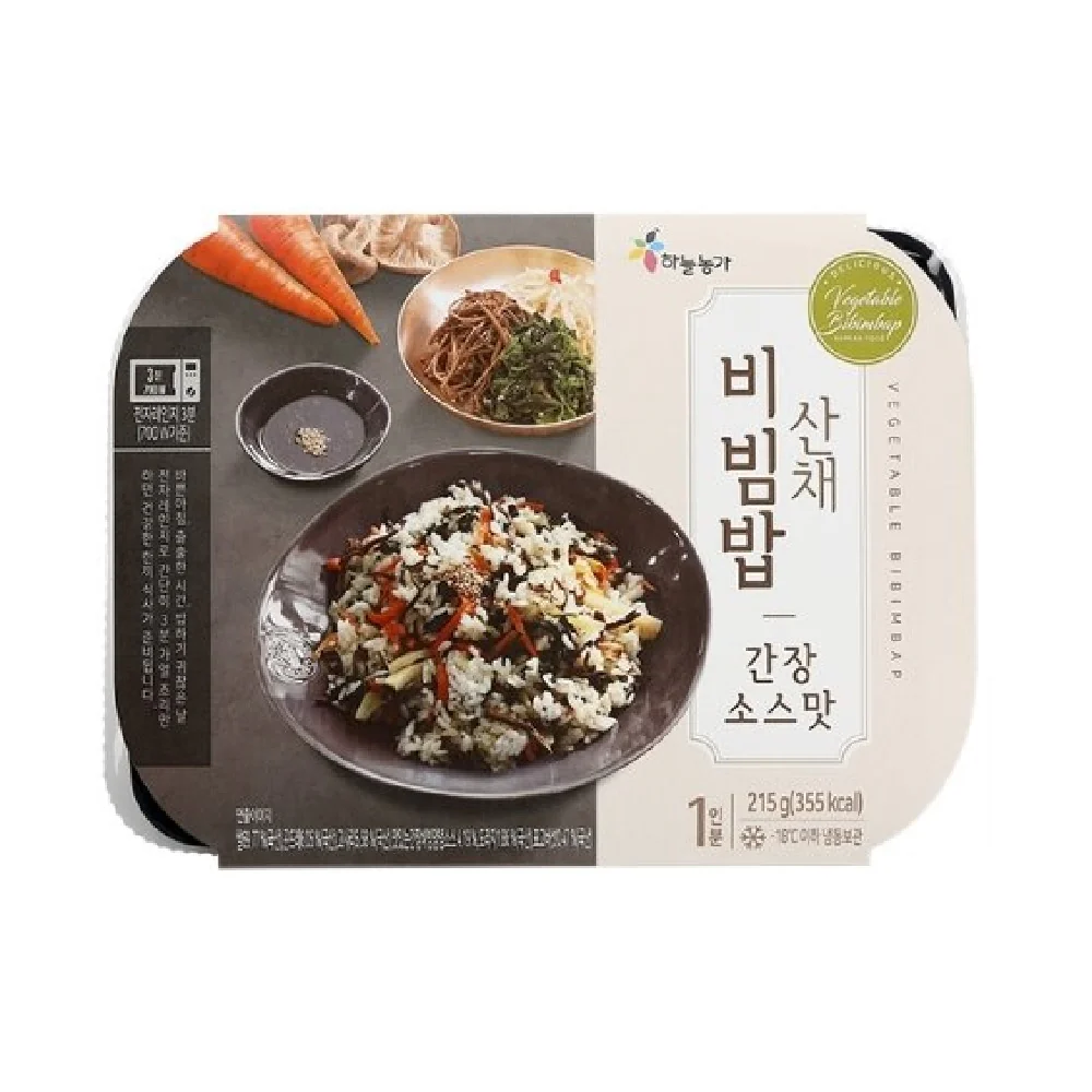 [Local Only] Vegetable Bibimbap Soy Sauce 215g, 하늘농가 산채비빔밥 간장 소스 215g