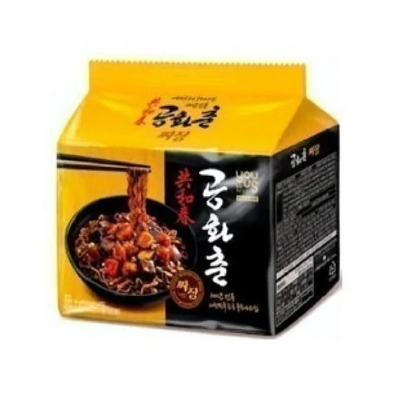 GONGHWACHUN JJAJANG RAMYUN 195g x 4ea, 공화춘 짜장 라면 195g x 4입