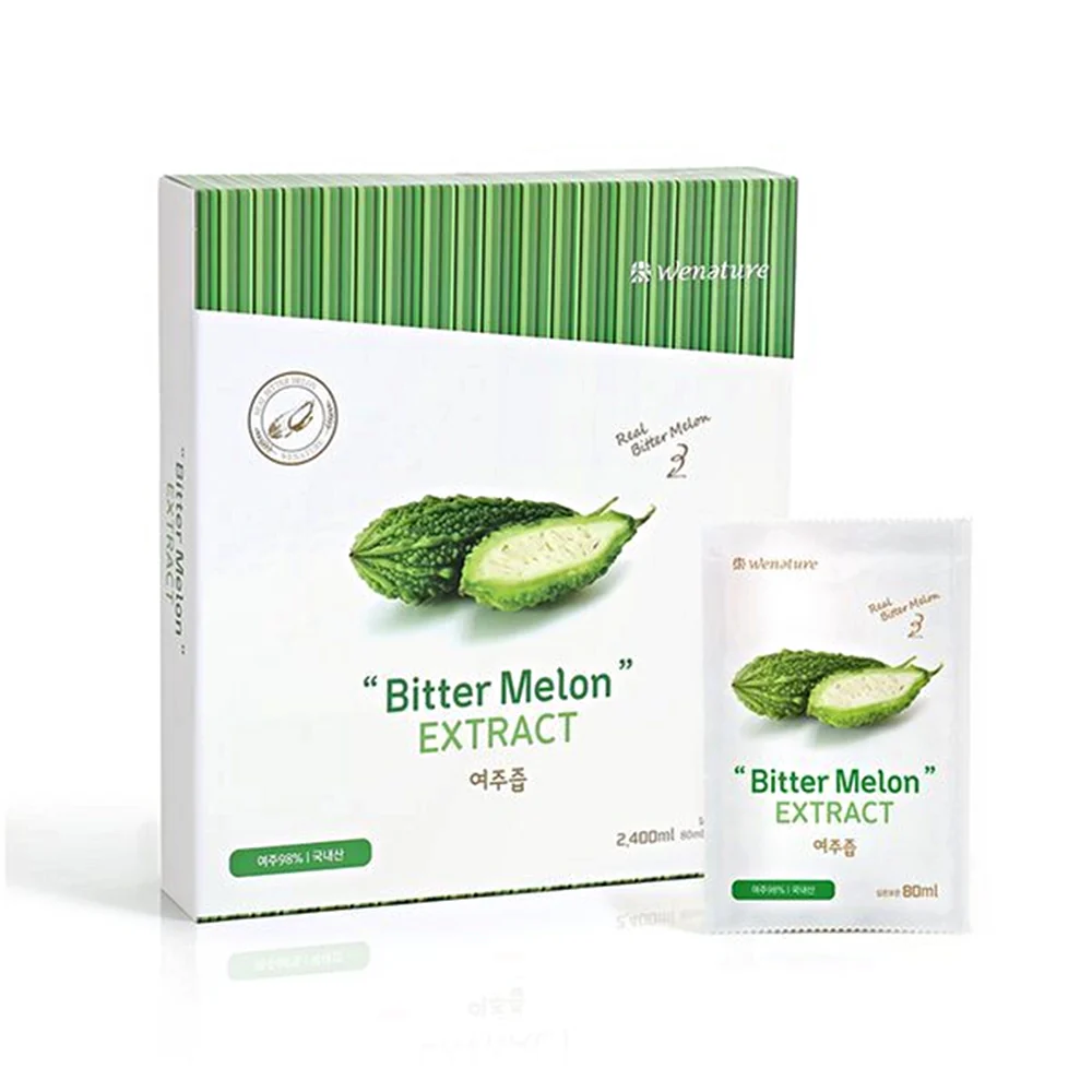 Wenature Bitter Melon Extract 2.71oz x 30, 위네이처 여주즙 80g x 30