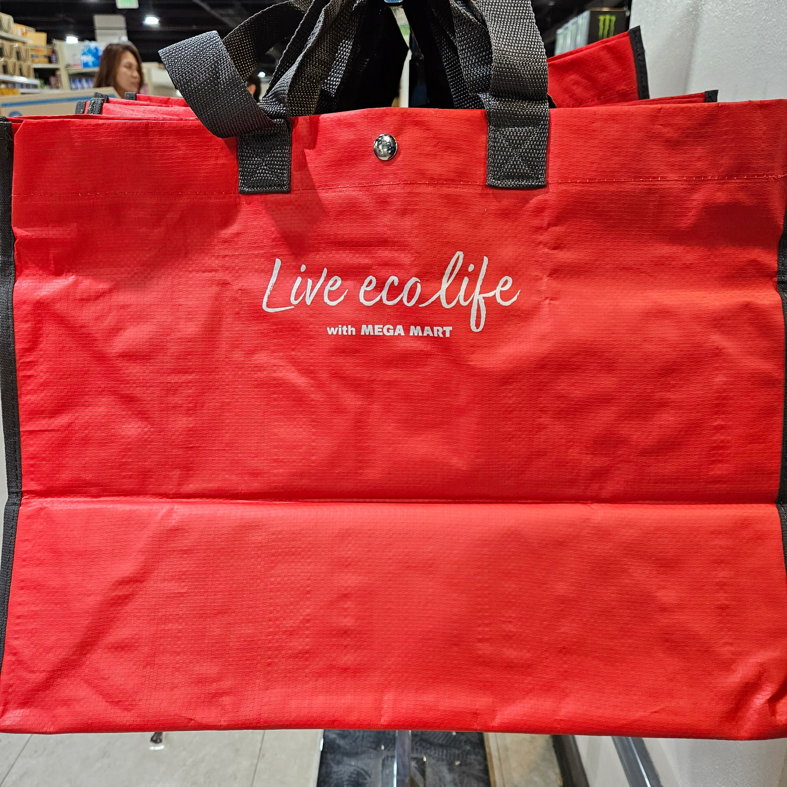 MEGA MART LARGE SHOPPING BAG 1ea,메가마트 대형 쇼핑백 1ea