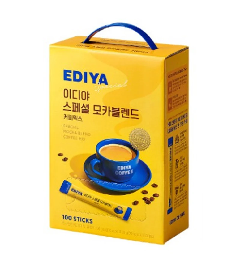 EDIYA MOCHA BLEND COFFEE MIX 11.5g x 100ea, 이디야 스페셜 모카블렌드 커피믹스 11.5g x 100입