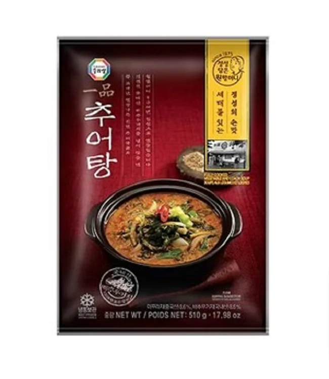 [Local Only] FULLY COOKED VEGT/LOACH SOUP 17.98oz, 수라상 일품 추어탕 510g