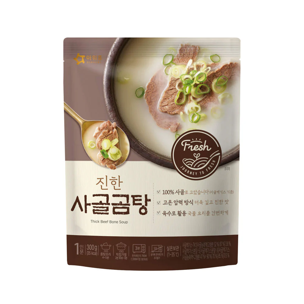 Ourhome Thick Beef Bone Soup 10.58oz 아워홈 사골곰탕 300g