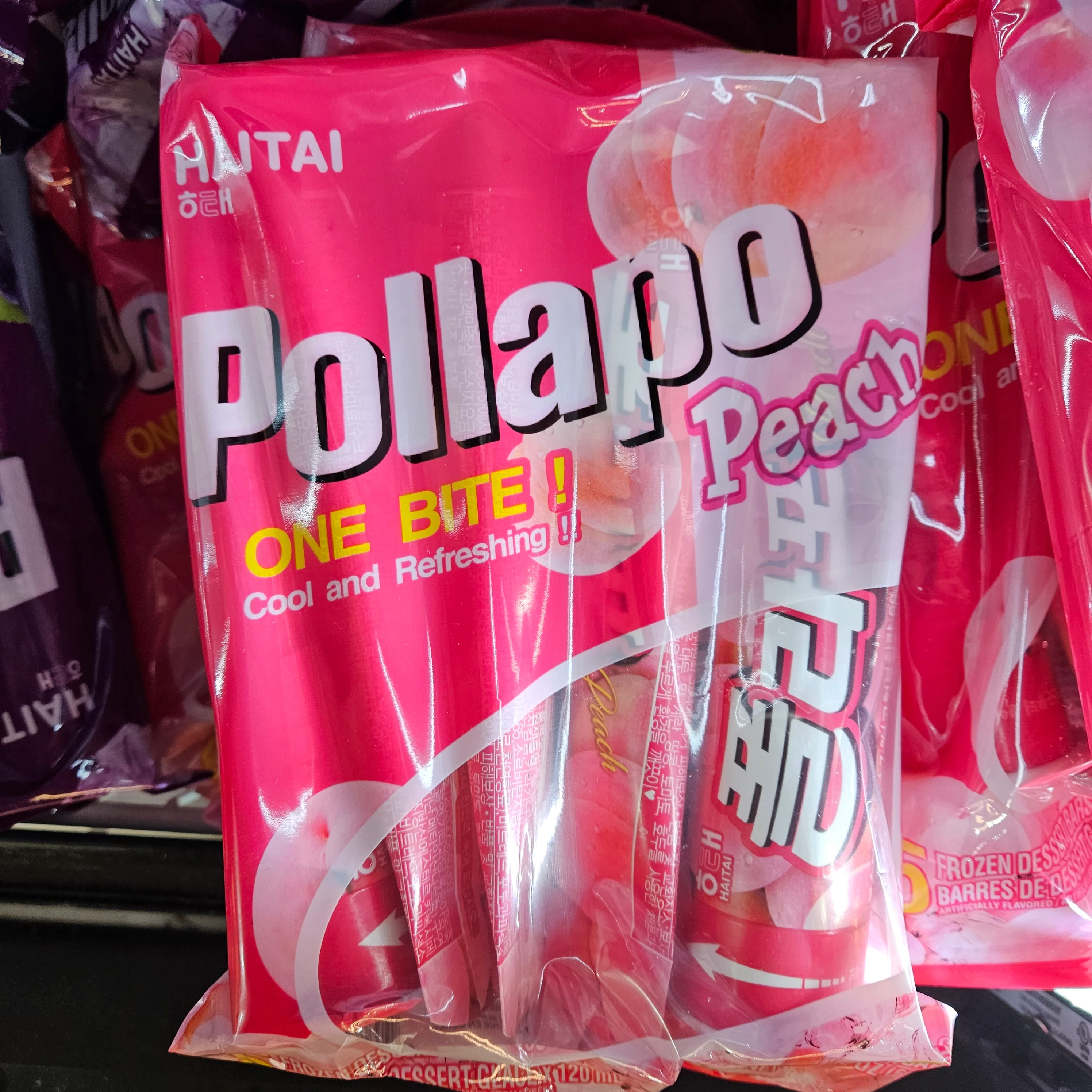 [PICKUP ONLY] HAITAI POLLAPO PEACH 20.3oz , 해태 복숭아맛 폴라포 20.3oz