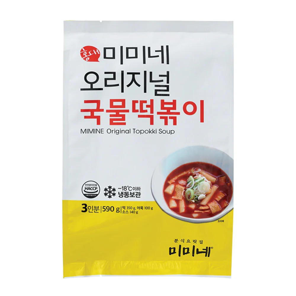[Mega Fresh ] MIMINE Original Tteokbokki Soup 20.11oz 미미네 오리지널 국물 떡볶이 570g