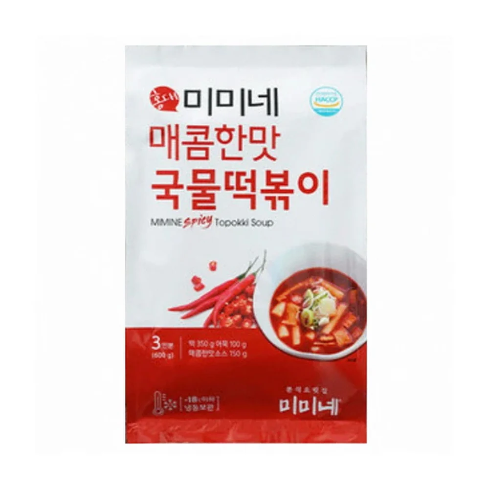 [Local Only ] MIMINE Spicy Tteokbokki Soup 20.81oz 미미네 매콤한맛 국물떡볶이 590g