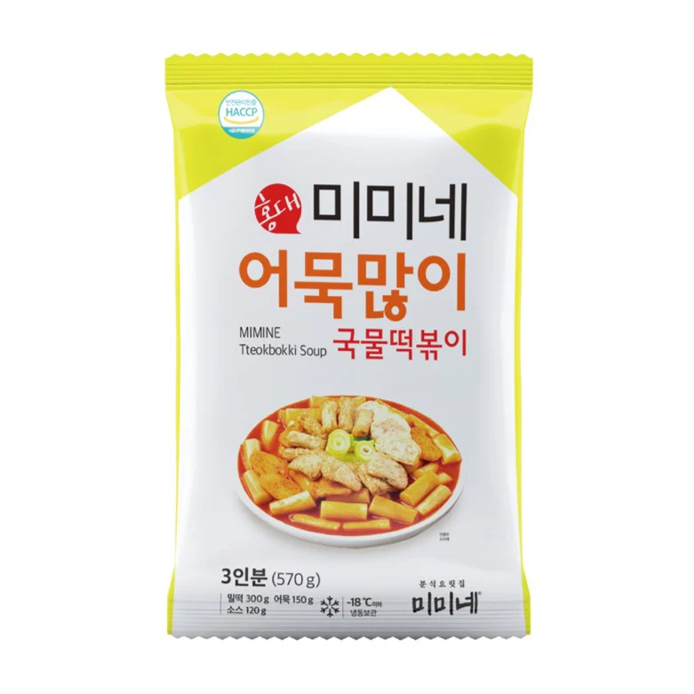 [Mega Fresh ] MIMINE Tteokbokki Soup 20.11oz, 미미네 어묵많이 국물 떡볶이 570g