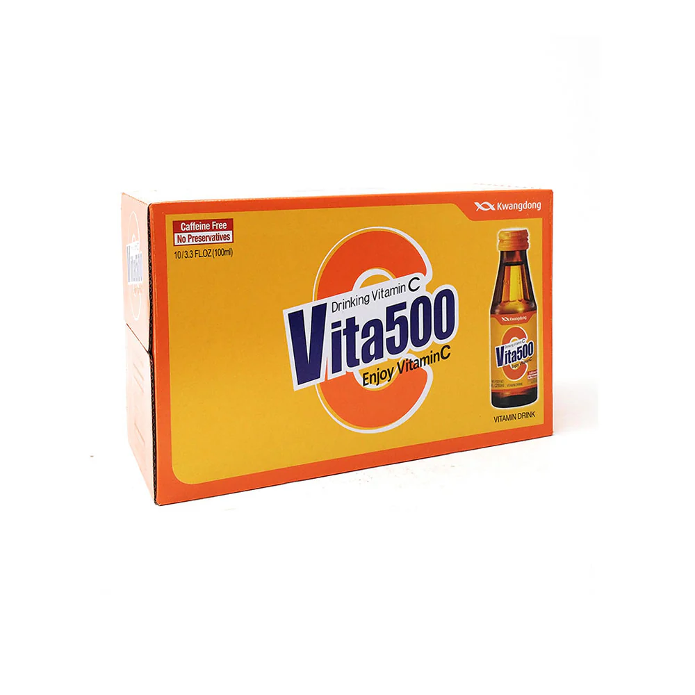 Kwangdong Vita 500 3.52fl.oz x 10, 광동 비타 500 100ml X 10