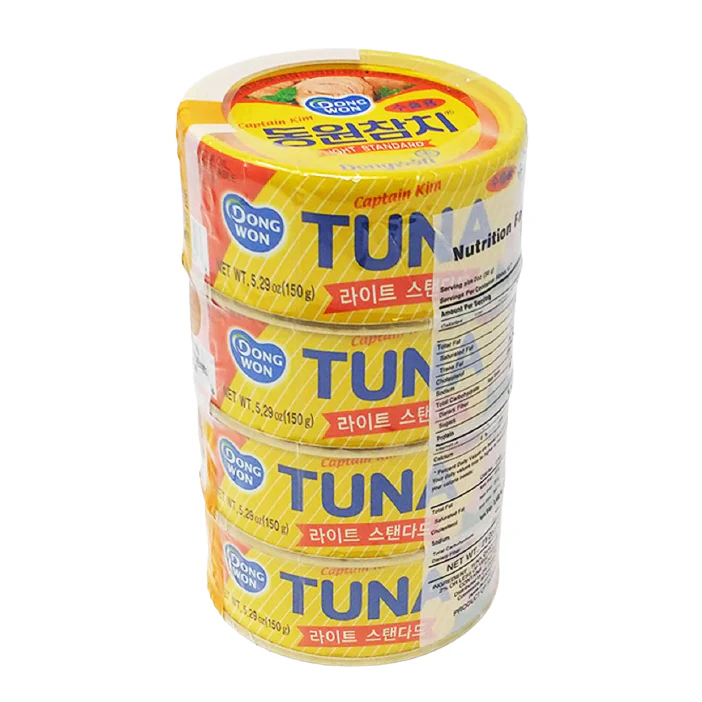 Dongwon Light Standard Tuna 5.29oz x 4, 동원 참치 살코기 라이트 스탠다드 150g x 4 - Image 4