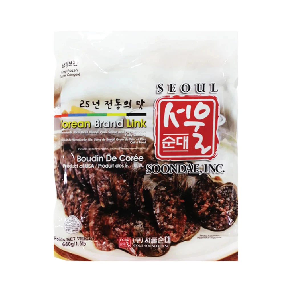 [Local Only] Seoul Soondae Korean Brand Link Soondae 1.5lb 서울순대 680g