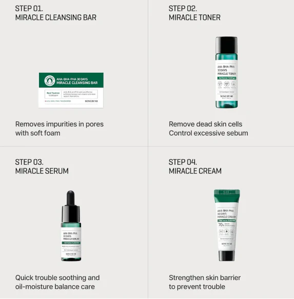 AHA.BHA.PHA 30 Days Miracle St , SOMEBYMI AHA.BHA.PHA 30일 미라클 스타터 키트 - Image 2