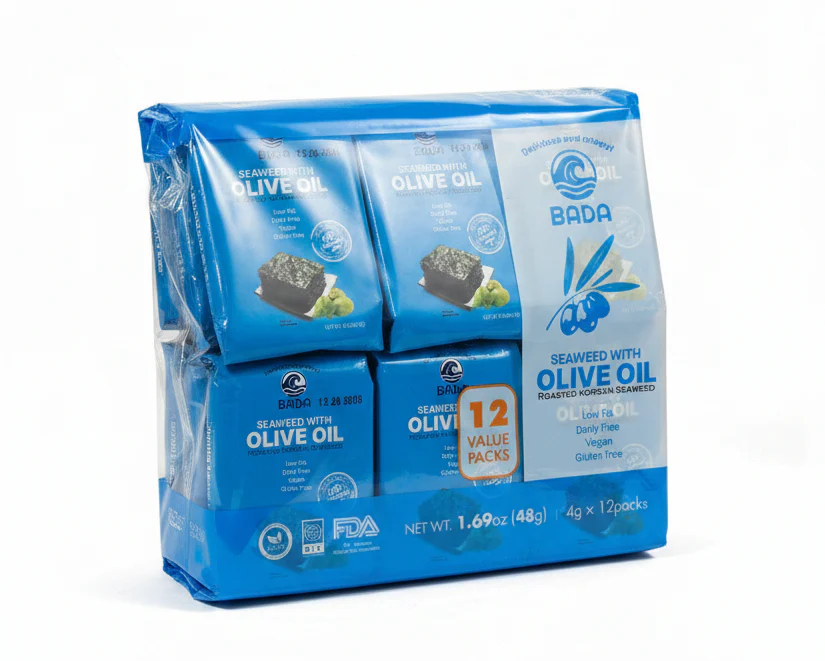 Bada Olive-oil seaweed , 바다 올리브오일 도시락김 , 4g*12