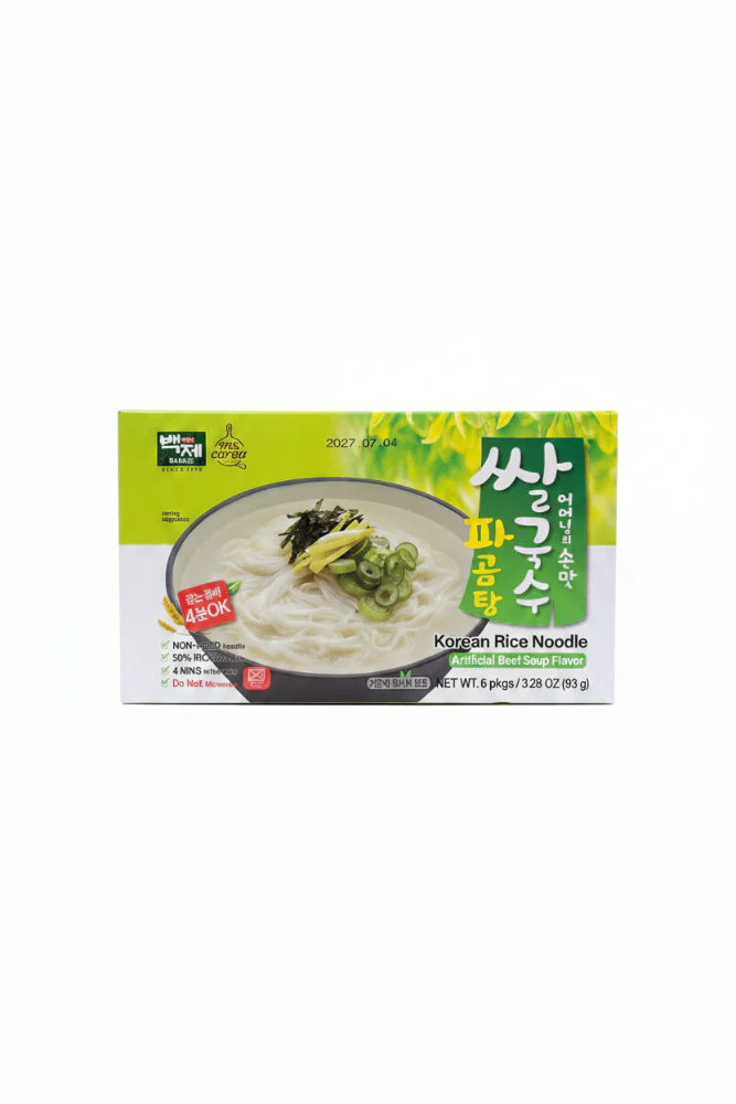 Baekje Leek Gomtang Noodle , 백제 부추 곰탕면 , 93.5g
