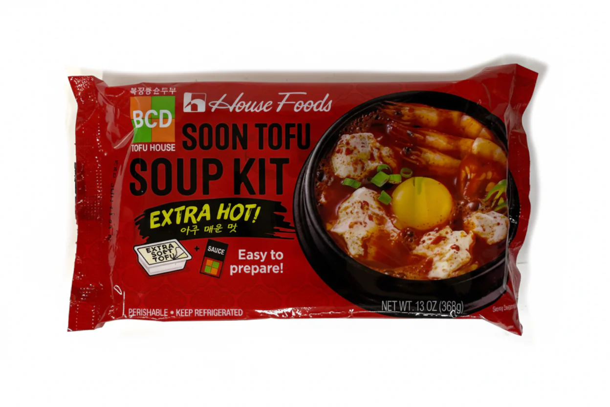 [Mega Fresh] BCD SOON TOFU SOUP EXTRA HOT 1 , 북창동 순두부&소스(아주매운맛) 13oz