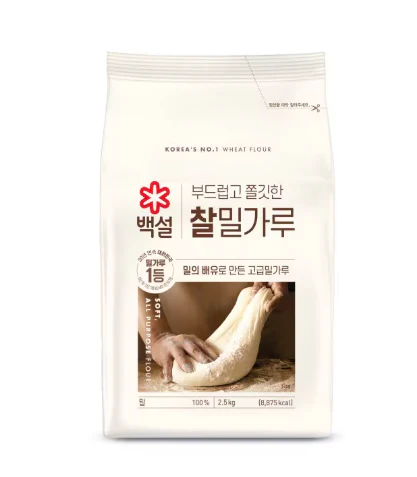BEKSUL PREMIUM WHEAT FLOUR , 백설 찰밀가루  2.5kg