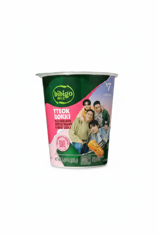 BIBIGO CUP TTEOKBOKKI ROSE , 비비고 컵떡볶이 로제 , 125g