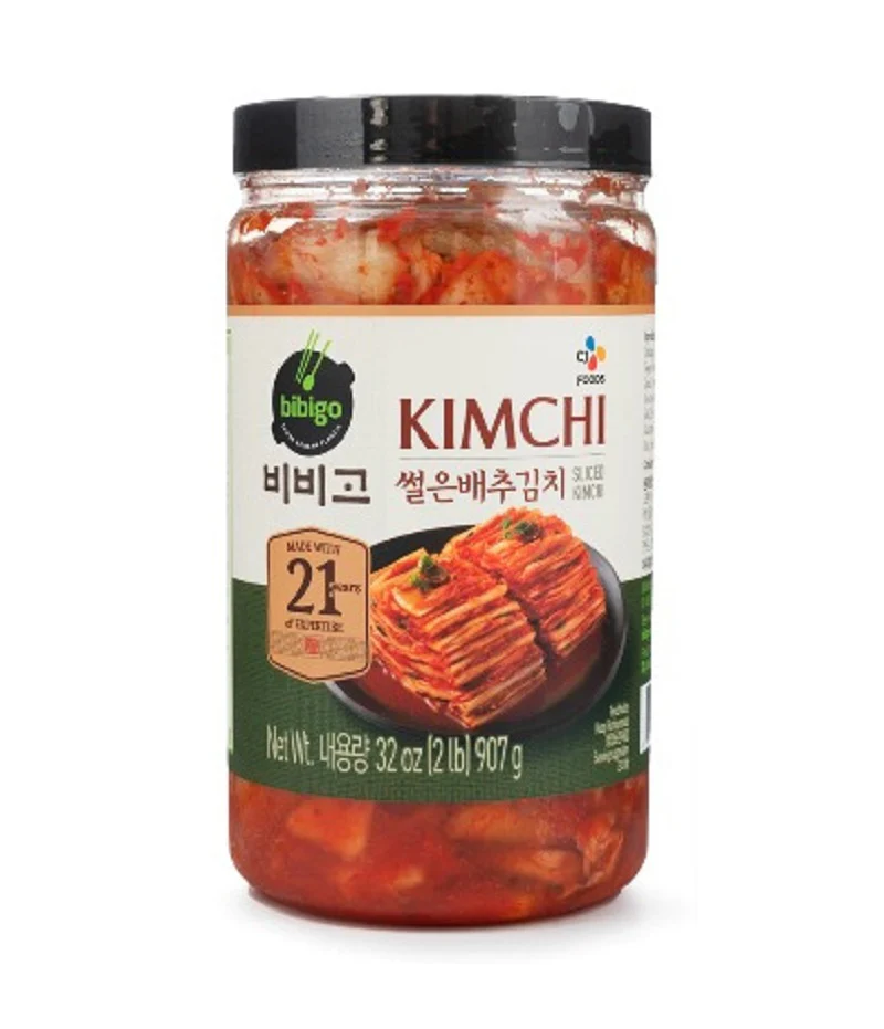 [Mega Fresh] BIBIGO SLICED KIMCHI 32oz , 비비고 썰은 배추 김치 32oz