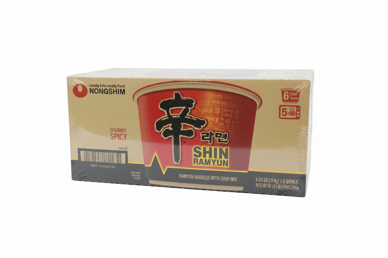 BIG BOWL SHIN 6 BOX,신라면 큰사발684g