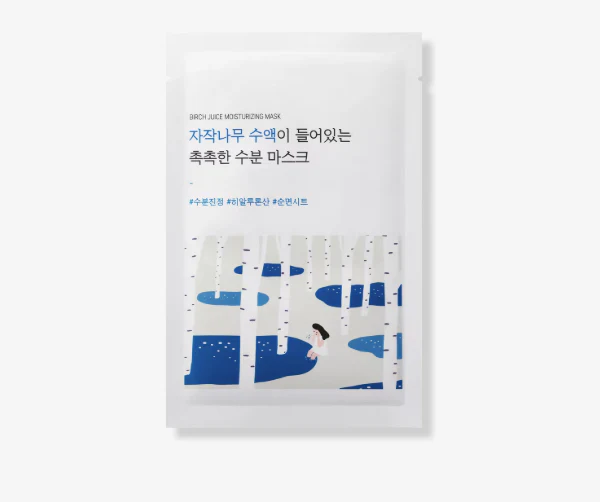 BIRCH JUICE MOISTURING MASK , ROUND LAB 라운드랩 자작나무 마스크팩(10입) - Image 2